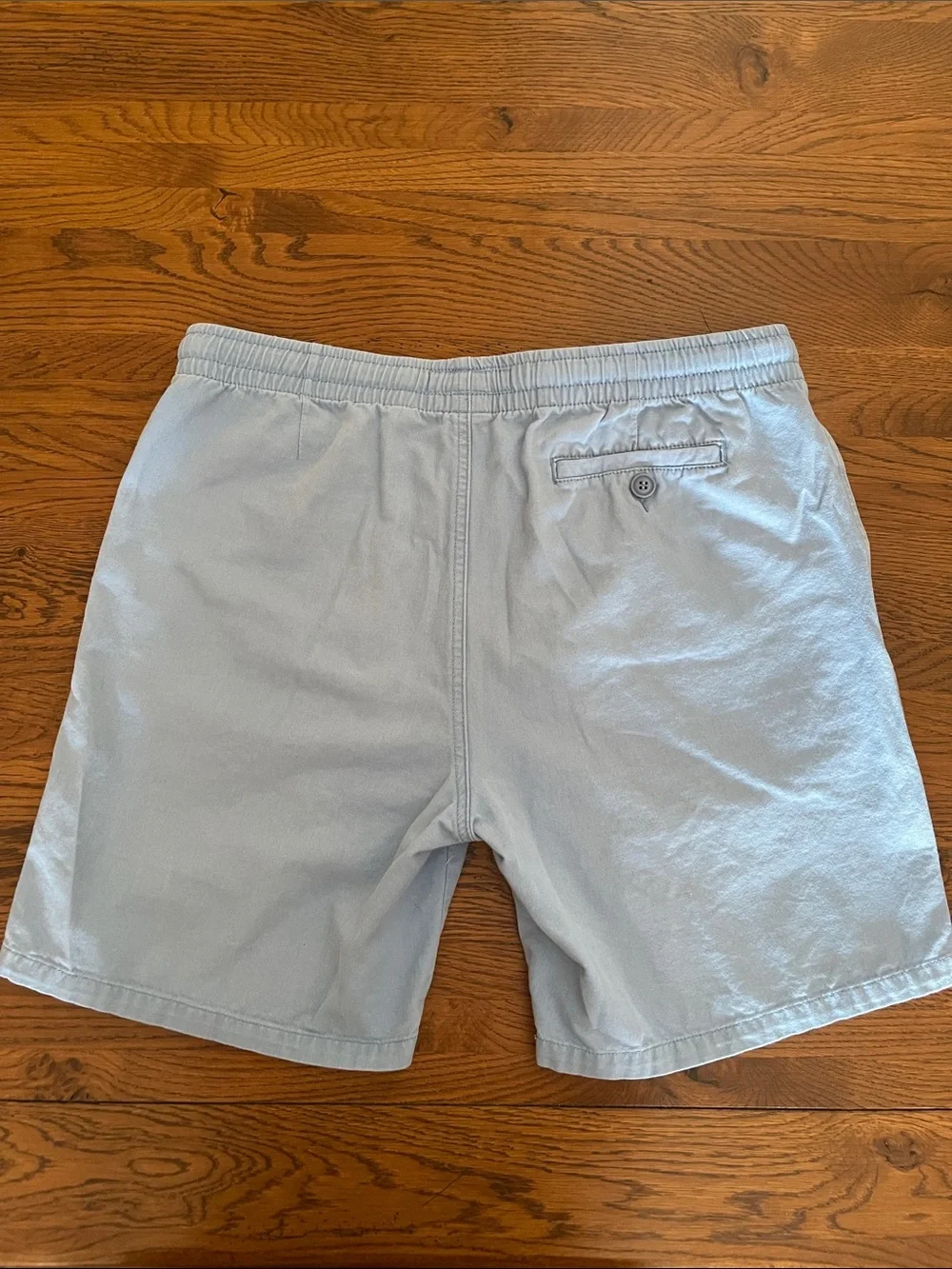 Men's Light Blue Shorts with Drawstring